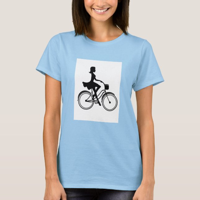 T-shirt Bicicleta Ao Redor (Frente)