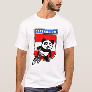 T-shirt Bicicleta Áustria - Panda