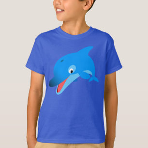 T-Shirt Bicicleta Bonita de Golfinho