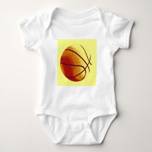 T-shirt Bicicleta de Pop de Arte Amarelo Laranja