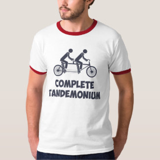 T-shirt Bicicleta em tandem Tandemonium completo