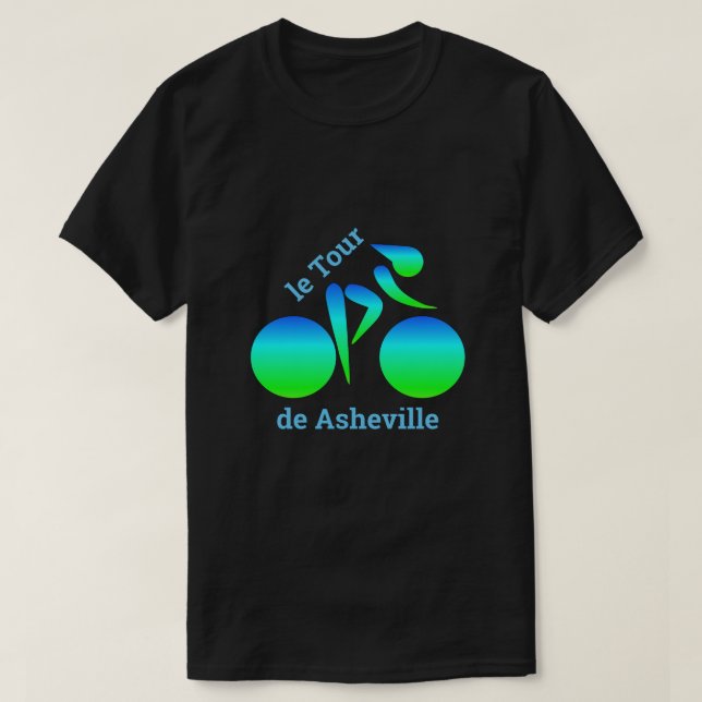 T-Shirt Bicicleta Verde Azul (Frente do Design)