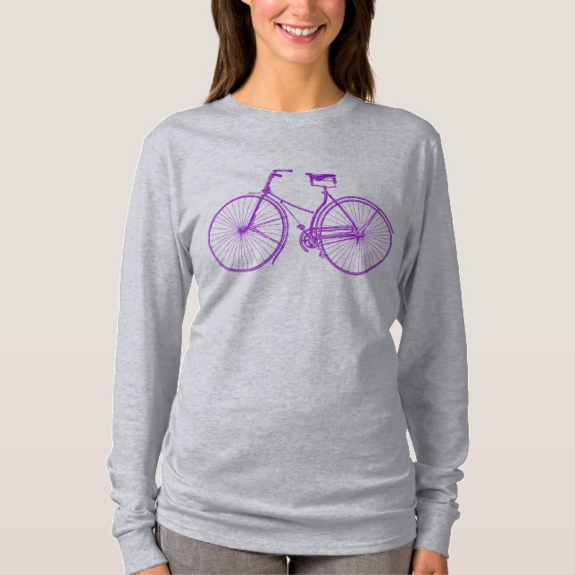 T-shirt Bicicleta Vintage (Frente)