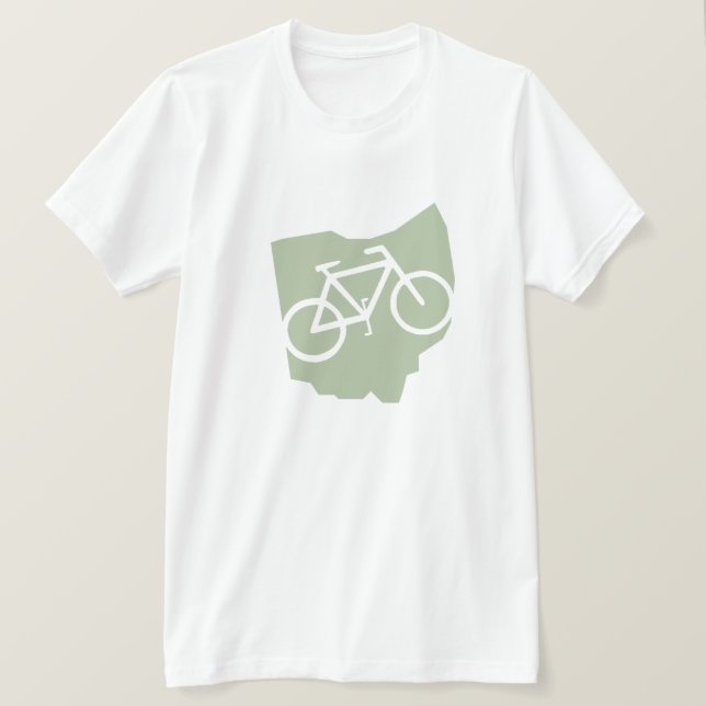 t-shirt Bicycle Ohio (Frente do Design)