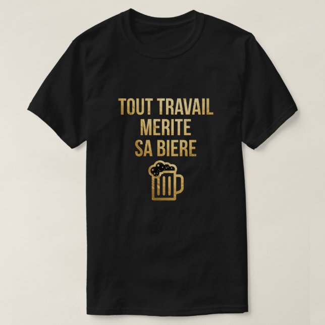 T-shirt Bière (Frente do Design)