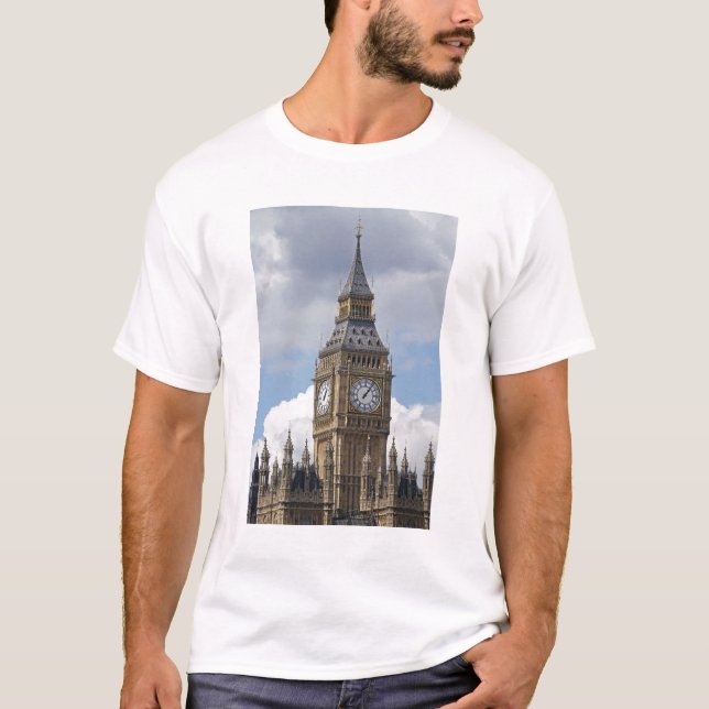 T-shirt Big Ben e Casas do Parlamento, Londres, (Frente)