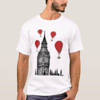 Big Ben e Red Hot Air Balloons 2