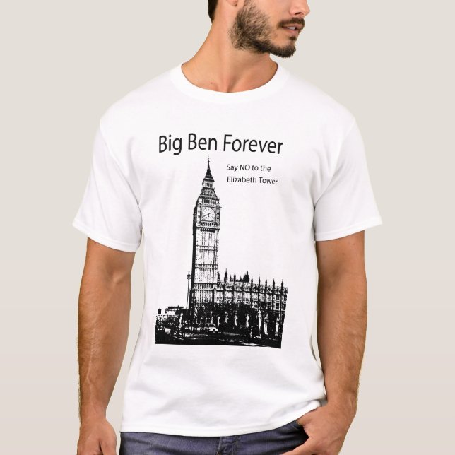 T-shirt Big Ben para sempre (Frente)