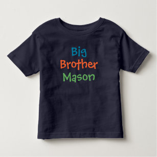 T-shirt Big Brother Colorful Monographic Boy