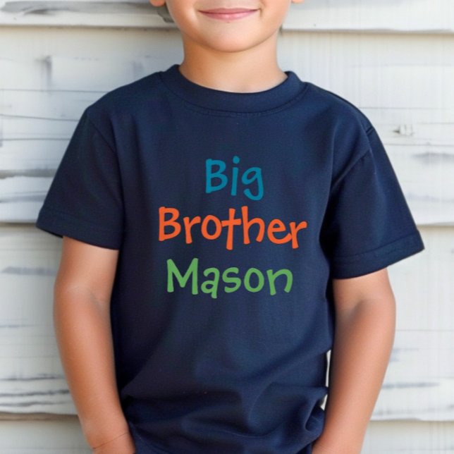 T-shirt Big Brother Colorful Monographic Boy (Criador carregado)