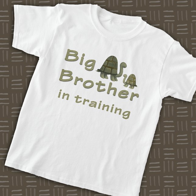 T-shirt Big Brother Treinando Tartarugas Verdes Cujas (Criador carregado)