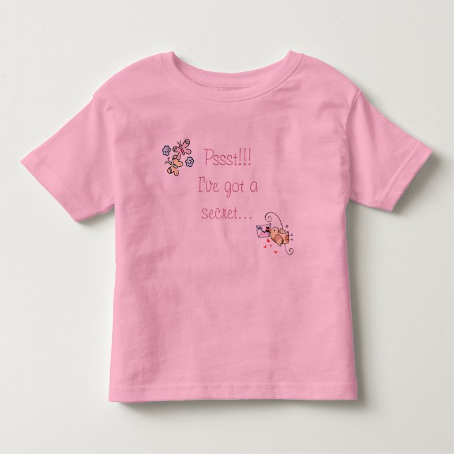 T-shirt Big Sister Secret; Irmã grande segredo (Frente)