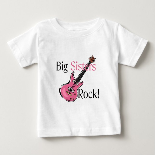 T-shirt Big Sisters Rock (Frente)