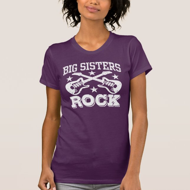 T-shirt Big Sisters Rock (Frente)