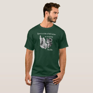 T-shirt Bighorn. John Muir. Há um amor da natureza