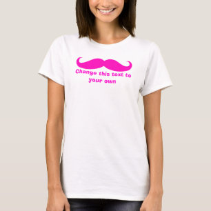 T-shirt bigode Personalize-o