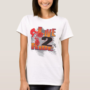 T-shirt Biker BMX ao Vivo do Ride 2