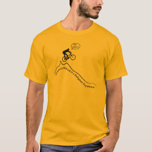 T-shirt Biking montanha dos homens da "é uma experiência