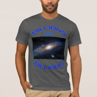 T-shirt Biliões e biliões de estrelas