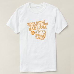 T-shirt Bing Bong Binki Binki Baklava Engraçado 90 anos de