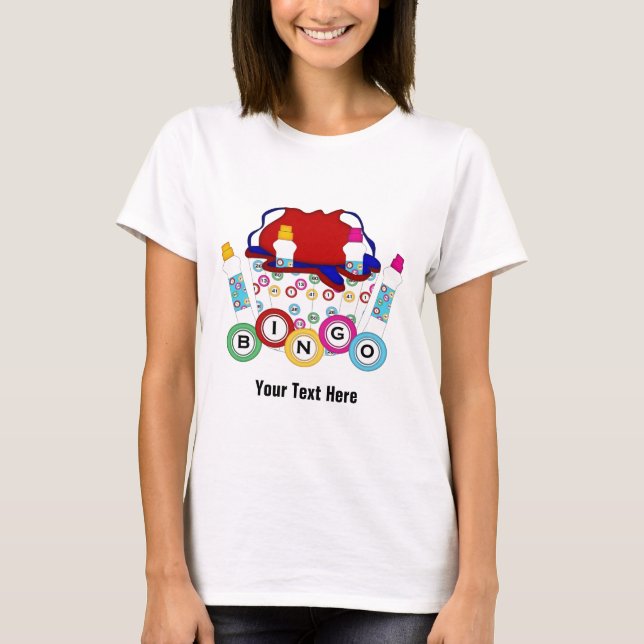 T-shirt Bingo (customizável) (Frente)