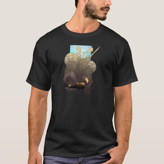 T-shirt Bio animal: Trava de aço (Frente)