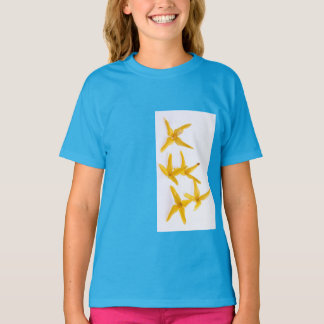 T-shirt biologique pour fille d'america Roupa, N