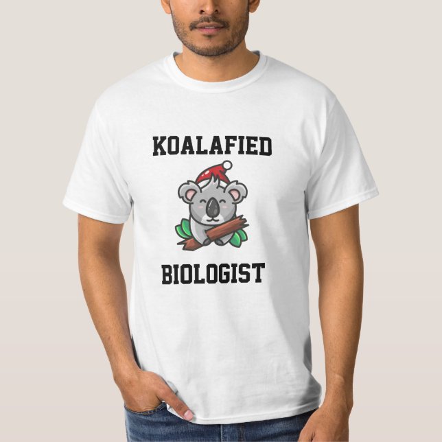 T-Shirt Biólogo Koalafied (Frente)