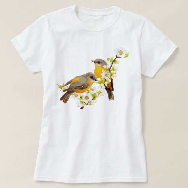 T-Shirt Bird Cute (Frente do Design)