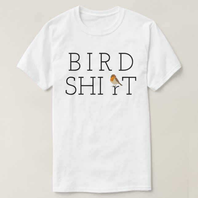 T-shirt Bird SHIrT Robin (Frente do Design)