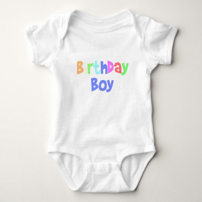 T-shirt Birthday Boy (Frente)