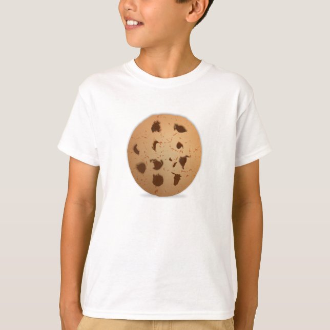 T-shirt Biscoito dos pedaços de chocolate (Frente)