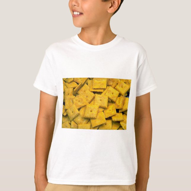T-shirt Biscoitos saborosos do queijo (Frente)