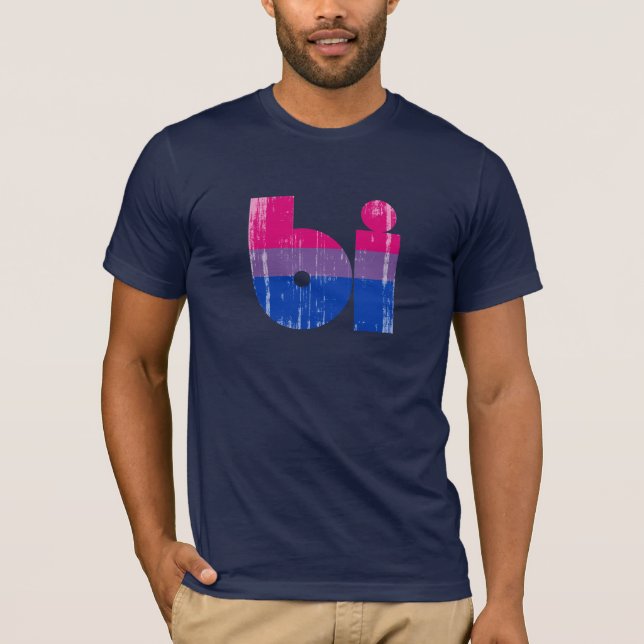 T-shirt BISEXUAL 2 distressed.png (Frente)