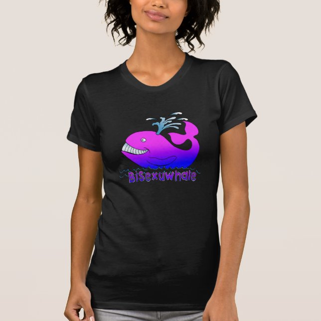 T-shirt Bisexuwhale (Frente)