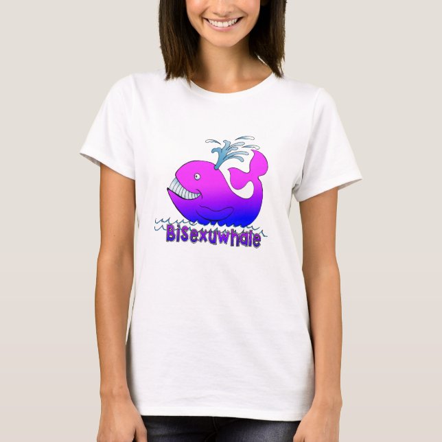 T-shirt Bisexuwhale (Frente)