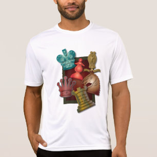 T-shirt Bishop Penhor do cavaleiro do rei rainha do design