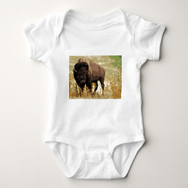 T-shirt Bison / Buffalo (Frente)