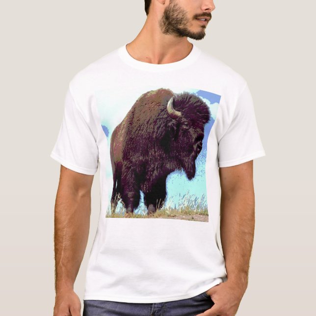 T-shirt Bison Pop Art (Frente)