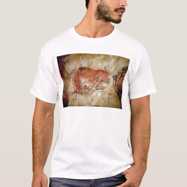 T-shirt Bisonte das cavernas de Altamira (Frente)