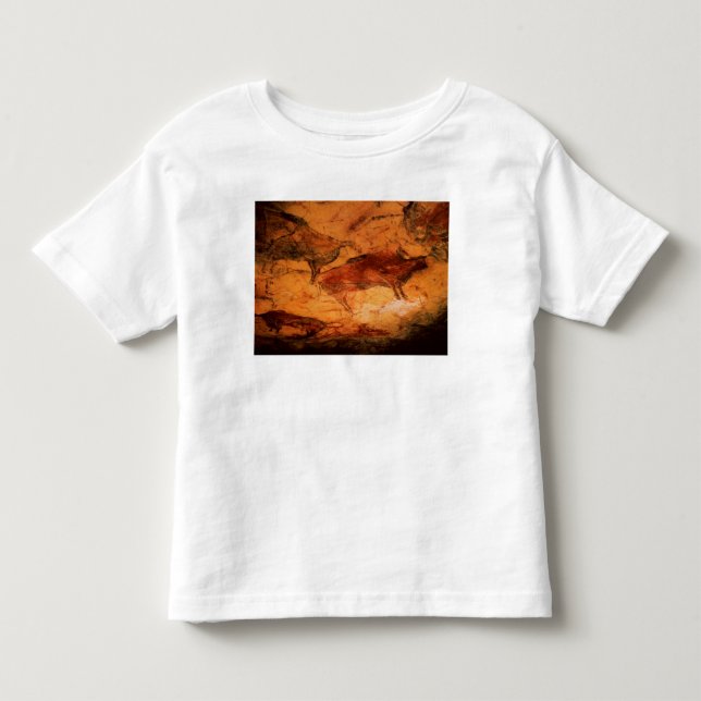 T-shirt Bisonte das cavernas em Altimira, c.15000 BC (Frente)