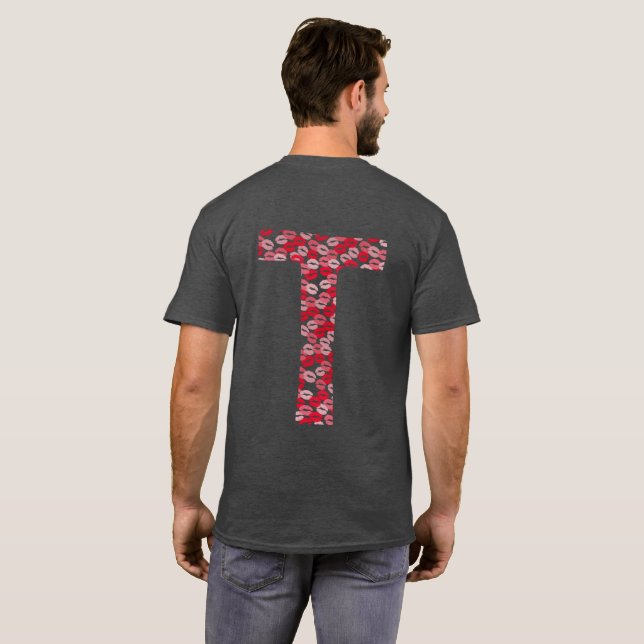 t-shirt Bisous Lettre T (Parte Traseira Completa)