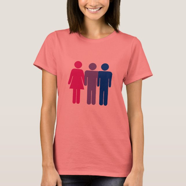 T-shirt Bissexual Boy (Frente)