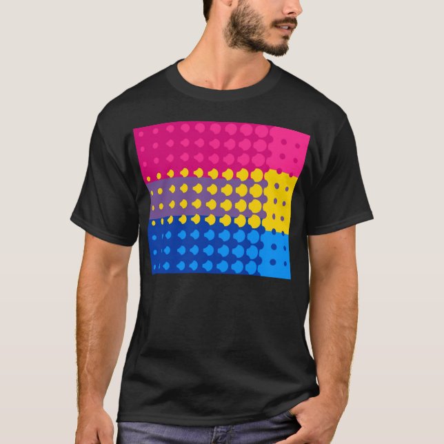 T-shirt Bissexual/Pansexual (design 1) (Frente)