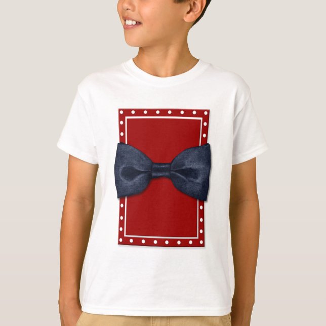 T-shirt Black Bowtie Kids (Frente)