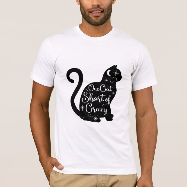 T-shirt Black Cat (Frente)