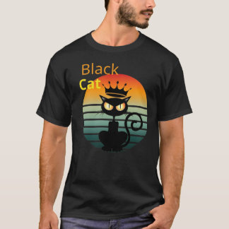 T-shirt Black cat 2024
