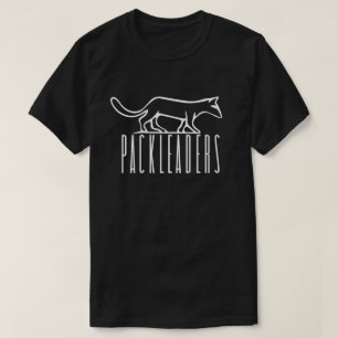 T-shirt *Black* do T do logotipo do PackLeader dos homens