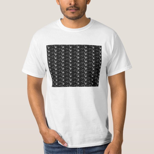 T-Shirt Black Glitter (Frente)
