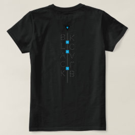 T-Shirt Black Point Blue